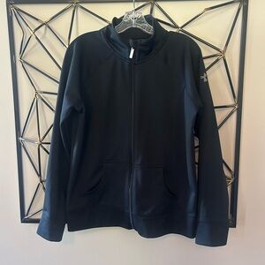 Under Armour Midnight Black Zip-Up Jacket
